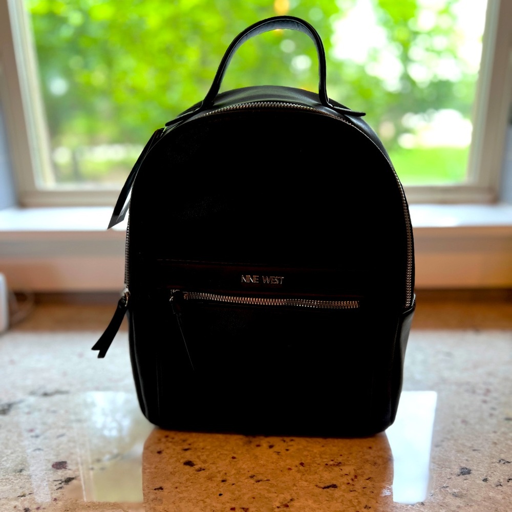 NEW Black Nine West backpack